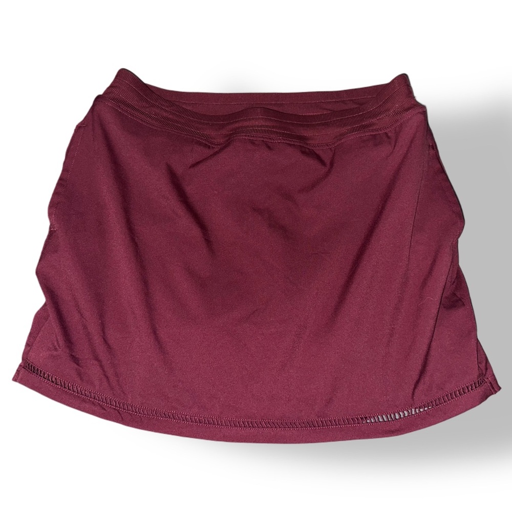 St. John's Bay Burgundy Mini Skort
